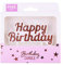 PME Happy Birthday Candle - Rose Gold