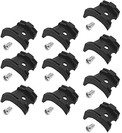Bike Cable Guide Bicycle Frame Cable Guides Bike Anti Friction Bottom Bracket Shifter Cable Holder Clip with Screws 10pcs
