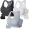 FITTIN Cross Back Sports Bras for Women - Seamless Sports Bra with Removable Padded for Yoga Gym Workout