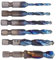 6-teiliges Gewindebohrer Set, Schnellarbeitsstahl Spiralnut Metall Gewindebohrer Sechskantschaft Kombinierte Gewindebohrer, Gewindeschneider Set 3 in 1 Zum Bohren Anfasen zum Gewindeschneiden