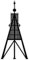 Samunshi® Aufkleber Kugelbake Cuxhaven - 4,6x10cm schwarz