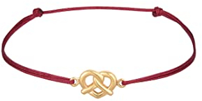 Elli Armband Damen Brezel Wiesn Oktoberfest Trachten Trend Nylon in 925 Sterling Silber