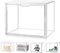 Vitrine en Transparent - Vitrine pour Collection, Boîte de Présentation Transparent pour Figurines d'action,Mini Figurines, Objets de Collection, DIY Protection Anti-poussière (36.5x28x22cm)