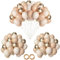 Q-WOOFF 60 Aprikosen-Ballon-Set, 12 Zoll, Beige Ballongirlande, Braune Geburtstagsballons, Heliumballons, Geburtstagsballons, Partydekorationen, Partydekorationen, Hochzeitsballons.