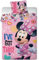 arlis Parure de Couette Minnie Disney - 1 Housse de Couette 140x200 + 1 taie 63x63cm (Parure de lit Minnie Disney - M) (Minnie Disney Duvet Cover Set - J, 140 x 200 cm | 63 x 63 cm)
