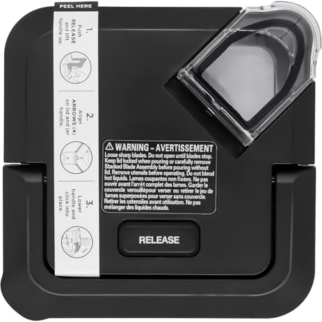 WARDFYT Locking Lid Replacement Compatible with Ninja BL610 BN751 Blender 72oz XL Pitchers New Model, Replacement Newer Square Top Cover for Ninja 72 OZ Pitcher BL642 BL710WM BN701 BN800 BN801 CO610B