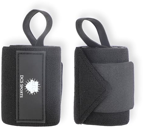 DCS Sports Handgelenk Bandagen für Krafttraining, Fitness, Bodybuilding, Gewichtheben, Gym, Kraftsport,Crossfit für Frauen und Männer Wrist Wraps(Im Paar)