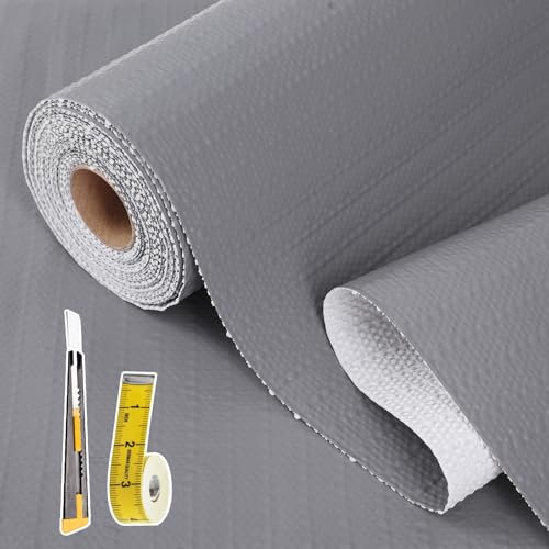 Rivestimento per cassetti e credenze da cucina, 45 x 900 cm, non adesivo, per frigorifero, antiscivolo, per mensole, camera da letto, armadio, protezione impermeabile, tappetino per frigorifero con