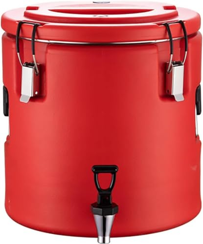 20L/30L/40L/50L Stainless Steel Hot Water Dispenser Coffee Urn, Commercial Restaurant Food Soup Heat Insulation Barrel Large Container With Faucet For Hot Water Beverage(Size:50L)