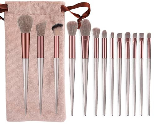 Pinceaux Maquillages, ILamourCar 13 PCS Set Pinceau Maquillage Professionnel pour Le Visage Blush Concealers Ombres à Paupières