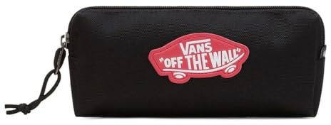 Vans Old Skool - Estuche para lápices, Color Negro y Chile, Negro/Rojo, Old Skool - Estuche para lápices