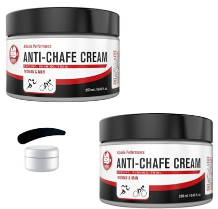 MIGOU BCN Crème anti-frottements cuisses 250 ml + pot de 5 ml - Convient pour femme et homme - Crème anti-riction - Chamois Cream
