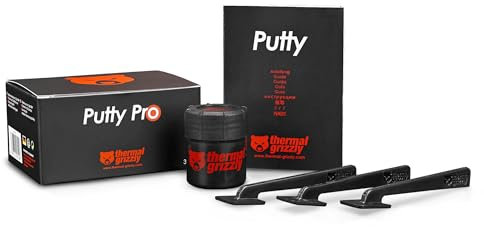 Thermal Grizzly TG Putty Pro Mastic Thermique Non conducteur électrique Haute Performance pour Applications GPU et PCB 30 g