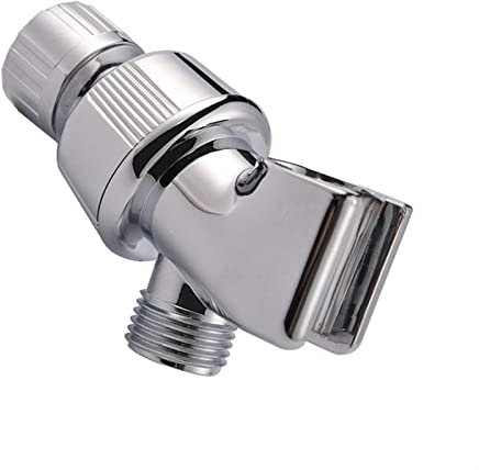 tête de douche, Support de douche universel réglable avec crochet mural argenté