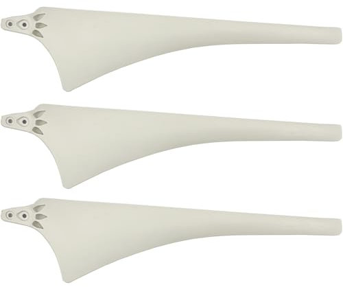 Kit generatore Eolico Orizzontale a turbina CA con regolatore di Carica per mulini a Vento marini, Pala eolica a 3 Pale in Fibra di Nylon da 530 mm a 630 mm, Pale per Turbine eoliche ad ASSE