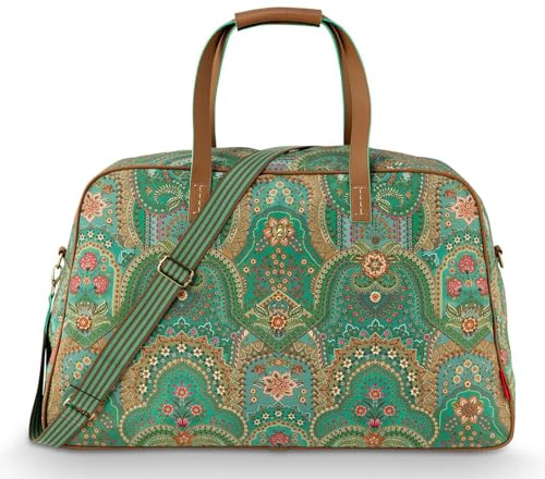 Pip Studio Tovy Weekend Bag Large Jabali Green 65x25.5x35cm