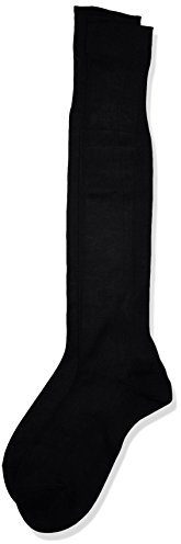 Pompea Scozia Calze al Ginocchio, Nero (Nero 0071), 42/43 (Taglia Produttore:11/11.5) (Pacco da 6) Uomo