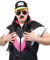Foxxeo 80s Cappi mit Haaren Freak Hut Cap Mütze Trucker Vokuhila Bad Taste one Size