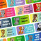 foliado® kids Namensaufkleber Kinder Tiere bis zu 3-zeilig Etikett 30x15mm Sticker Namensetikett Schule Kita Kleidung APD-007 (60)
