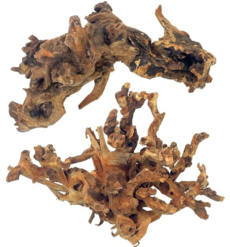 PINVNBY Natürliches Aquarium-Treibholz, verschiedene Zweige, Reptilien-Ornament