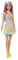 Barbie - Fashionistas N 190 Bambola con Capelli Biondi e Ciocche Viola, Abito, Sneaker Gialle con Zeppa, Bracciale, Giocattolo per Bambini 3+ Anni, HBV22