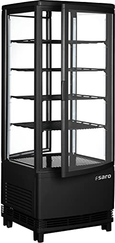 Saro Vitrina refrigerante con doble puerta modelo SC100DT negro
