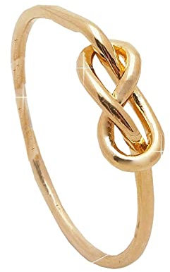 Anello Nodo Amore Marinaro Oro Rosa 18KT Misura 22 Fantasia Monile PB887FM