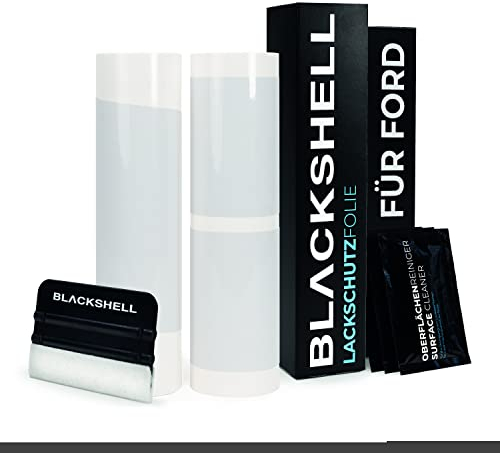 Blackshell® Lackschutz Set passend für Ford Kuga | ST-Line/Vignale | Bj. ab 2019 Transparent - passgenauer Ladekantenschutz, Einstiegsleisten inkl. Folierset