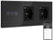 BSEED Enchufe Doble Normal con Zigbee Interruptor de Persianas,Compatible con Alexa y Google Home,Control de APP,Schuko Enchufe con 1 Puerto Tipo C y 1 Puerto USB Negro(Zigbee Gateway Hub Necesito)