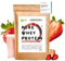 Poudre de protéine de lactosérum BIO fraise [d'Allemagne] sans soja - Whey shakes protéinés bio de haute qualité  100% NATURELLE  600g de poudre de protéine de lactosérum bio de première qualité