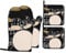 JAZZ Drum Ofenhandschuhe und Topflappen Set, 4 Stück Küche Ofenhandschuhe zum Kochen, Backen und Grillen