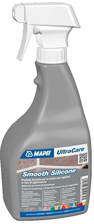 Mapei ULTRACARE Smooth Silicone | Lisciante per Finitura Sigillanti in Fase di Applicazione | Universale, per tutti siliconi e per ogni superficie | Dispenser Erogatore Spray 750 ml.