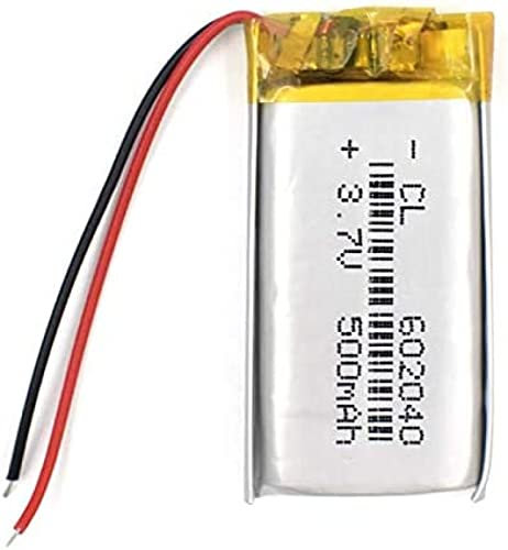 3.7v 500mah 602040 Batteria Ricaricabile Agli Ioni Di Litio Ai Polimeri Di Litio Per Alimentazione Di Backup Del Registratore Vocale,1 PZ