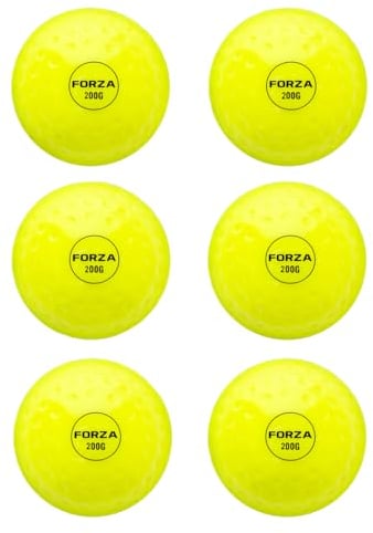 FORZA 100g Feldhockeyball │ Trainingsausrüstung │ Mehrere Packungsgrößen (Packung von 6)