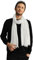 creazioni unique Sciarpa Uomo in Fibra di Bamboo Primavera Estate MADE IN ITALY - Foulard Sciarpa Uomo Leggera e Traspirante (Bianco)