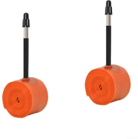 TPU-Schlauch für 700C Rennrad, ultraleicht, 35 g, kompatibel mit 23C, 25C, 28C, 30C, 32C Reifen (2 Stück FV45)
