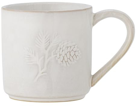 Bloomingville Winter Tasse, Natur, Steingut, T8,5xH8,5 cm, 300 ml