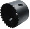 Bi Metal HSS Hole Saw - option to buy Arbor with Pilot Drill - Drilling Cutting Wood, Metal Sheet, Stainless Steel, Plastic, Pipe, Drywall, Circular Holesaw (Hole Saw, 63mm)