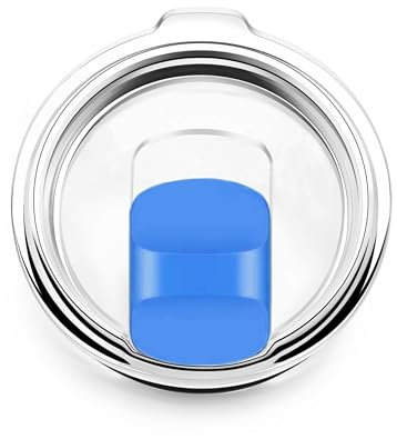 Tapa de vaso de 30 onzas, tapas de repuesto compatibles con vaso Yeti de 30 onzas, taza de 14 onzas y taza de popote de 35 onzas, tapas de viaje a prueba de derrames con interruptor deslizante