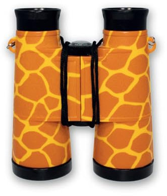 ExplorAvision - Giraffe Binocular from Deluxebase. Safari Portable and Compact Binoculars for Kids. Educational Animal Explorer for Outdoor Adventure and Play.