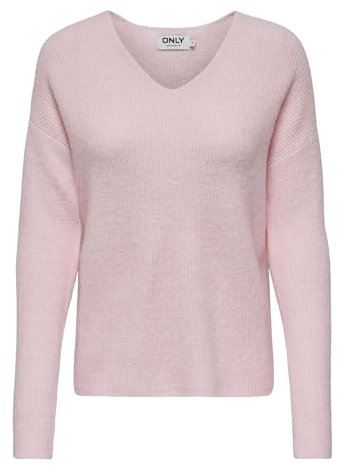 ONLY Damen ONLCAMILLA V-Neck L/S Strickpullover KNT 15204588, Potpourri ,XS
