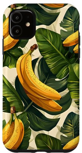 Hülle für iPhone 11 Tropical Banana Bliss - Üppig belaubt