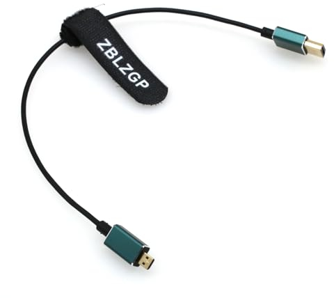 ZBLZGP Câble HDMI 8K 2.1 ultra haute vitesse HD Plomb HDR eARC pour Roku HDTV RTX 3080 3090 Sky Q PS4 PS5 Xbox PC TV (HDMI vers Micro HDMI, vert)