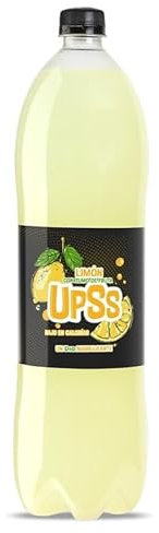 Upss Dia Refresco de Limón 6% Zumo con Gas, 1.5L