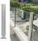 TYYCKJ Poteau de Balustrade en Verre et Acier Inoxydable pour système de Garde-Corps de sécurité pour terrasse et Piscine, Poteau Central de 130 cm/51 1/8