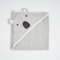 Dimo-Tex Kapuzenbadetuch Oeko-Tex 100 Koala GRAU 80 x 80 cm Baby Badetuch