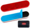2 Pezzi 90 x 20 x 8 mm Catarifrangente Moto, Catadiottro Targa Bicicletta Riflettore Autoadesivo Rosso E4 Universale Catarifrangente Occhio di Gatto Multifunzionale Scooter E-Approvato