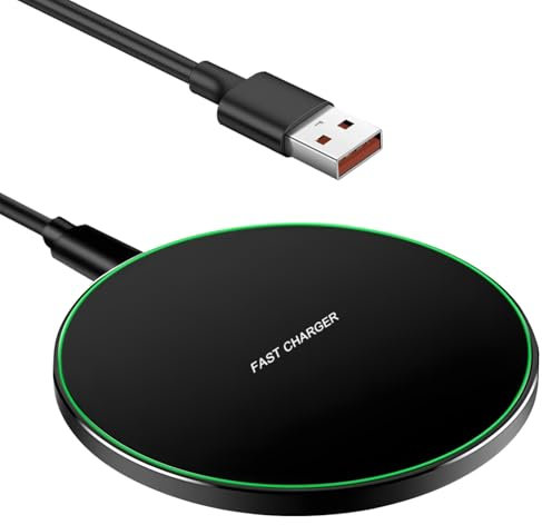 Chargeur sans Fil 20W Rapide – Chargeur à Induction pour iPhone 16/15/14/13/12, Station de Recharge Compatible avec Samsung Galaxy S24/S23/S22/S21/S20, Huawei, Xiaomi et Autres Appareils Qi