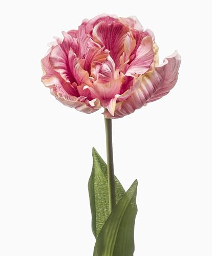 artplants.de Kunst Papageientulpe LIOMARA, helllila, 65cm | Künstliche Tulpe