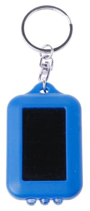 TENYELE Porte-clés portable avec lampe de poche solaire LED - Pratique - Texture légère - Pour le camping et les situations d'urgence